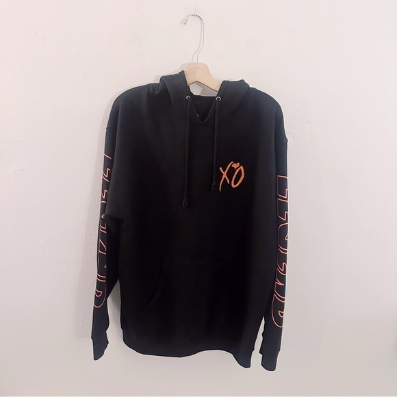 The Weeknd Legend of Fall Tour Hoodie Black Long Sleeve Pullover - Picture 2 of 5